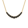 Load image into Gallery viewer, graduated-smile-necklace-with-black-diamond-in-FDPD9195GBLACK-NL-YG-GS