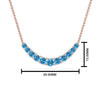 Load image into Gallery viewer, graduated-smile-necklace-with-blue-topaz-in-FDPD9195GICBLTO-NL-RG-GS