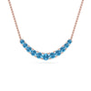 Load image into Gallery viewer, graduated-smile-necklace-with-blue-topaz-in-FDPD9195GICBLTO-NL-RG-GS