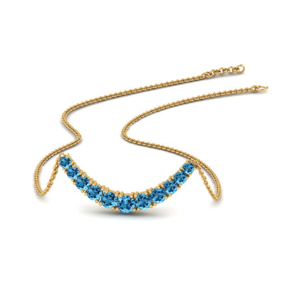 Graduated Smile Necklace