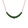 Load image into Gallery viewer, graduated-smile-necklace-with-emerald-in-FDPD9195GEMGR-NL-RG-GS