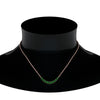Load image into Gallery viewer, graduated-smile-necklace-with-emerald-in-FDPD9195GEMGR-NL-RG-GS