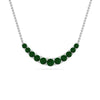 Load image into Gallery viewer, graduated-smile-necklace-with-emerald-in-FDPD9195GEMGR-NL-WG-GS