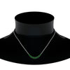 Load image into Gallery viewer, graduated-smile-necklace-with-emerald-in-FDPD9195GEMGR-NL-WG-GS
