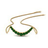 Load image into Gallery viewer, graduated-smile-necklace-with-emerald-in-FDPD9195GEMGR-NL-YG-GS