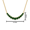 Load image into Gallery viewer, graduated-smile-necklace-with-emerald-in-FDPD9195GEMGR-NL-YG-GS