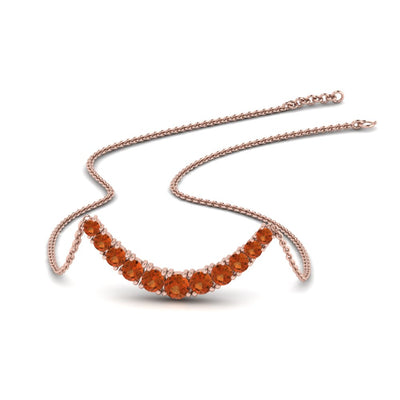 Graduated Smile Necklace