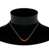 Load image into Gallery viewer, graduated-smile-necklace-with-orange-sapphire-in-FDPD9195GSAOR-NL-RG-GS