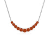 Load image into Gallery viewer, graduated-smile-necklace-with-orange-sapphire-in-FDPD9195GSAOR-NL-WG-GS