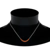Load image into Gallery viewer, graduated-smile-necklace-with-orange-sapphire-in-FDPD9195GSAOR-NL-WG-GS