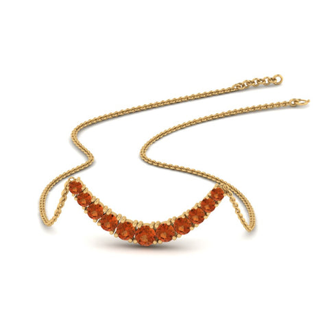 Graduated Smile Necklace