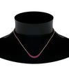 Load image into Gallery viewer, graduated-smile-necklace-with-pink-sapphire-in-FDPD9195GSADRPI-NL-RG-GS