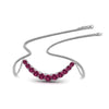 Load image into Gallery viewer, graduated-smile-necklace-with-pink-sapphire-in-FDPD9195GSADRPI-NL-WG-GS
