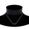 Load image into Gallery viewer, graduated-smile-necklace-with-pink-sapphire-in-FDPD9195GSADRPI-NL-WG-GS