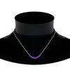 Load image into Gallery viewer, graduated-smile-necklace-with-purple-topaz-in-FDPD9195GVITO-NL-RG-GS