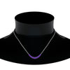 Load image into Gallery viewer, graduated-smile-necklace-with-purple-topaz-in-FDPD9195GVITO-NL-WG-GS