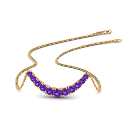 Graduated Smile Necklace