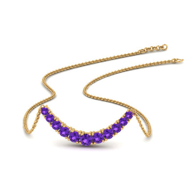 Graduated Smile Necklace