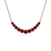 Load image into Gallery viewer, graduated-smile-necklace-with-ruby-in-FDPD9195GRUDR-NL-RG-GS