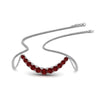Load image into Gallery viewer, graduated-smile-necklace-with-ruby-in-FDPD9195GRUDR-NL-WG-GS