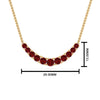 Load image into Gallery viewer, graduated-smile-necklace-with-ruby-in-FDPD9195GRUDR-NL-YG-GS