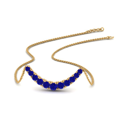 Graduated Smile Necklace