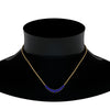 Load image into Gallery viewer, graduated-smile-necklace-with-sapphire-in-FDPD9195GSABL-NL-YG-GS