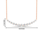 Load image into Gallery viewer, graduated-straight-line-round-diamond-necklace-in-FDNK8056ANGLE1-2.00CT-NL-RG