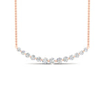 Load image into Gallery viewer, graduated-straight-line-round-diamond-necklace-in-FDNK8056ANGLE1-2.00CT-NL-RG