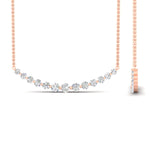 Load image into Gallery viewer, graduated-straight-line-round-diamond-necklace-in-FDNK8056ANGLE1-2.00CT-NL-RG
