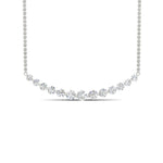Load image into Gallery viewer, Graduated-Straight-Line-Diamond-Necklace-In-14k-FDNK8056-2.00-WG