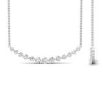 Load image into Gallery viewer, Graduated-Straight-Line-Diamond-Necklace-In-14k-FDNK8056-2.00-WG