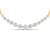 Load image into Gallery viewer, graduated-straight-line-round-diamond-necklace-in-FDNK8056ANGLE1-2.00CT-NL-YG