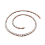 Load image into Gallery viewer, graduated-tennis-necklace-in-rose-gold-fdnk11571angle3-nl-rg.jpg?v=1771301262