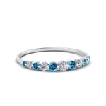 Load image into Gallery viewer, graduated-womens-stackable-diamond-ring-with-blue-topaz-in-white-gold-FD9491B-(0.35ct)GICBLTO-NL-WG.jpg
