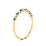 Load image into Gallery viewer, graduated-womens-stackable-diamond-ring-with-blue-topaz-in-yellow-gold-FD9491B-(0.35ct)GICBLTO-NL-YG.jpg
