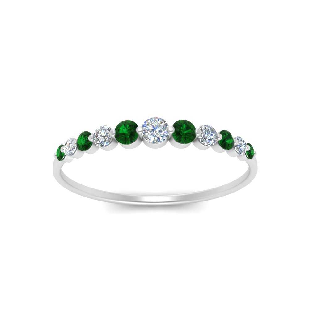 graduated-womens-stackable-diamond-ring-with-emerald-in-white-gold-FD9491B-(0.35ct)GEMGR-NL-WG.jpg