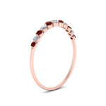 Load image into Gallery viewer, graduated-womens-stackable-diamond-ring-with-ruby-in-rose-gold-FD9491B-(0.35ct)GRUDR-NL-RG.jpg
