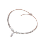 Load image into Gallery viewer, graduated-zigzag-drop-diamond-necklace-in-FDNK8197-NL-RG
