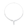 Load image into Gallery viewer, graduated-zigzag-drop-diamond-necklace-in--FDNK8197-NL-WG