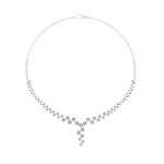 Load image into Gallery viewer, graduated-zigzag-drop-diamond-necklace-in--FDNK8197-NL-WG
