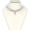 Load image into Gallery viewer, graduated-zigzag-drop-diamond-necklace-in--FDNK8197-NL-WG