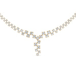 Load image into Gallery viewer, graduated-zigzag-drop-diamond-necklace-in--FDNK8197-NL-YG
