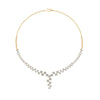 Load image into Gallery viewer, graduated-zigzag-drop-diamond-necklace-in--FDNK8197-NL-YG