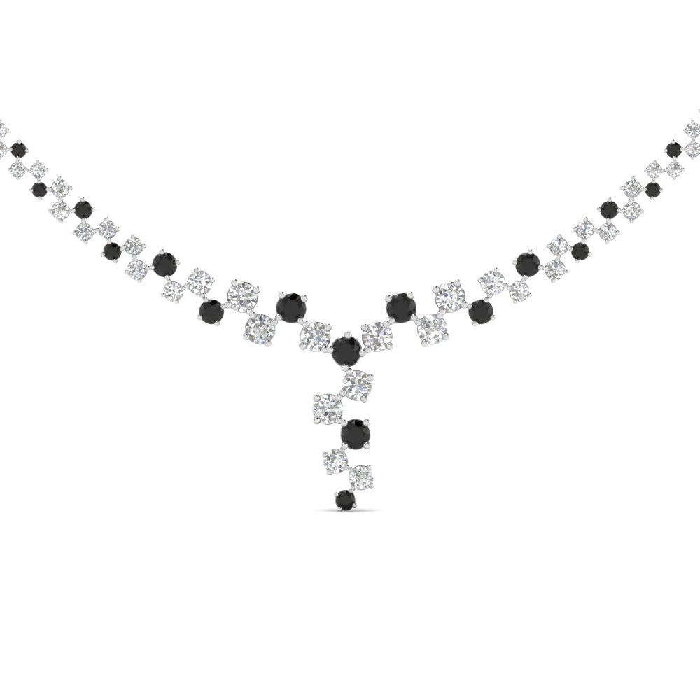 graduated-zigzag-drop-diamond-necklace-with-black-diamond-in--FDNK8197GBLACK-NL-WG