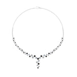 Load image into Gallery viewer, graduated-zigzag-drop-diamond-necklace-with-black-diamond-in--FDNK8197GBLACK-NL-WG
