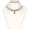 Load image into Gallery viewer, graduated-zigzag-drop-diamond-necklace-with-black-diamond-in--FDNK8197GBLACK-NL-WG