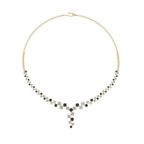 graduated-zigzag-drop-diamond-necklace-with-black-diamond-in--FDNK8197GBLACK-NL-YG