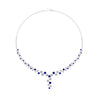 Load image into Gallery viewer, graduated-zigzag-drop-diamond-necklace-with-blue-sapphire-in--FDNK8197GSABL-NL-WG