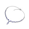 Load image into Gallery viewer, graduated-zigzag-drop-diamond-necklace-with-blue-sapphire-in--FDNK8197GSABL-NL-WG
